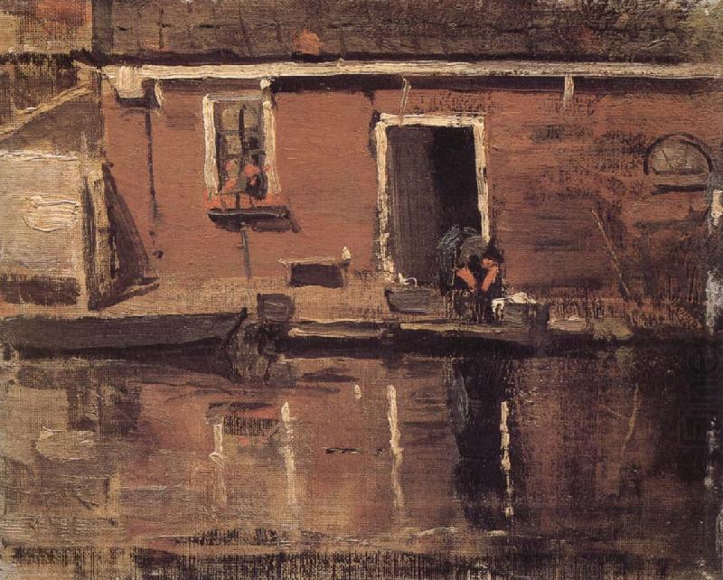 Farmhouse near the river, Piet Mondrian